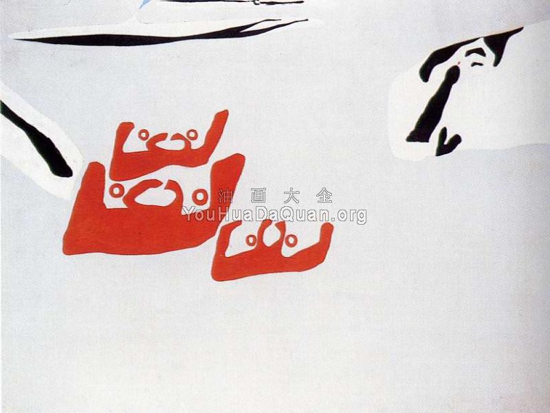 太阳和卡达克斯的四个渔妇 - 萨尔瓦多·达利